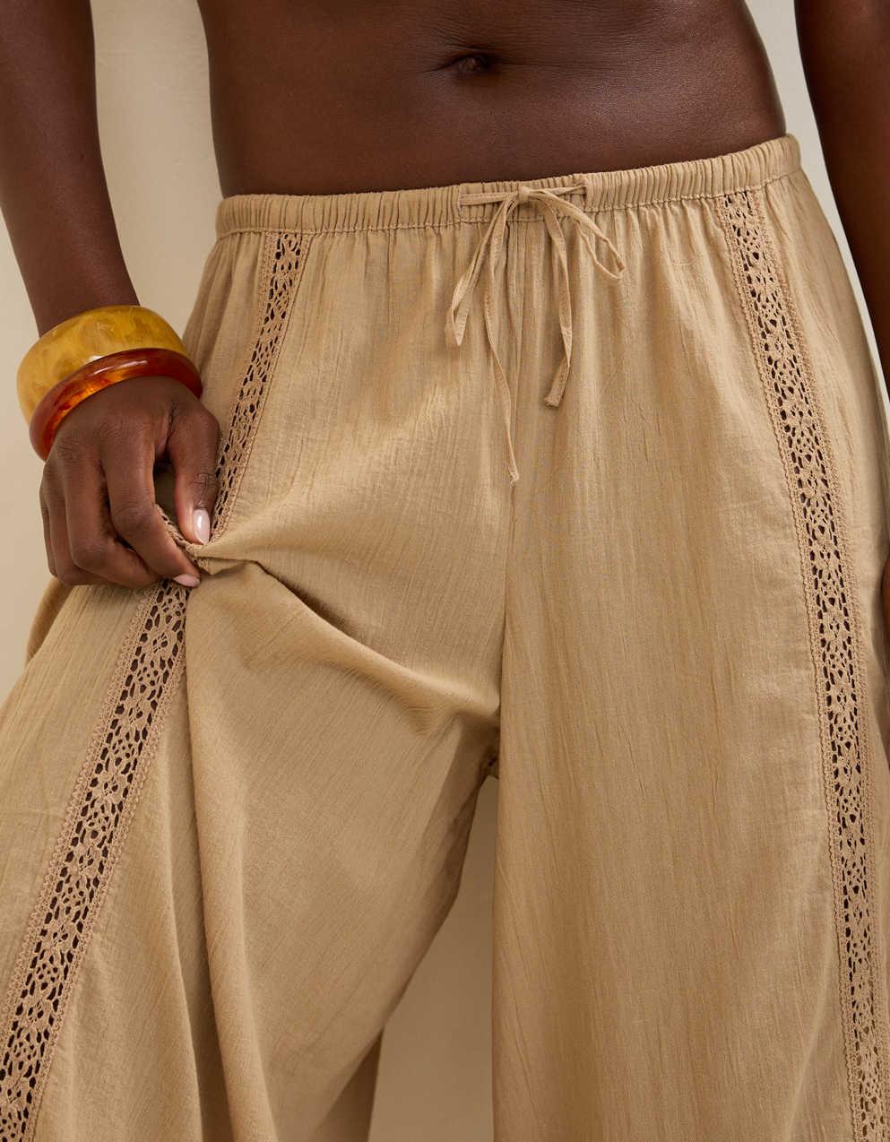 Aerie Cabana Wide Leg Pant