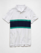 AE Slim Fit Logo Pique Polo Shirt