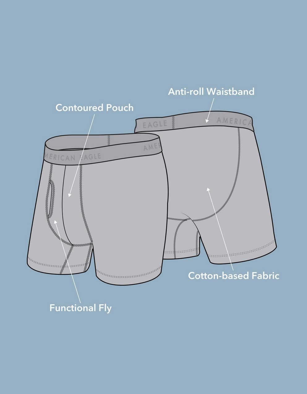 AEO Men's Food 6" Classic Boxer Brief
