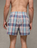 AEO Men's Poplin Plaid Classic Pocket Boxer Short