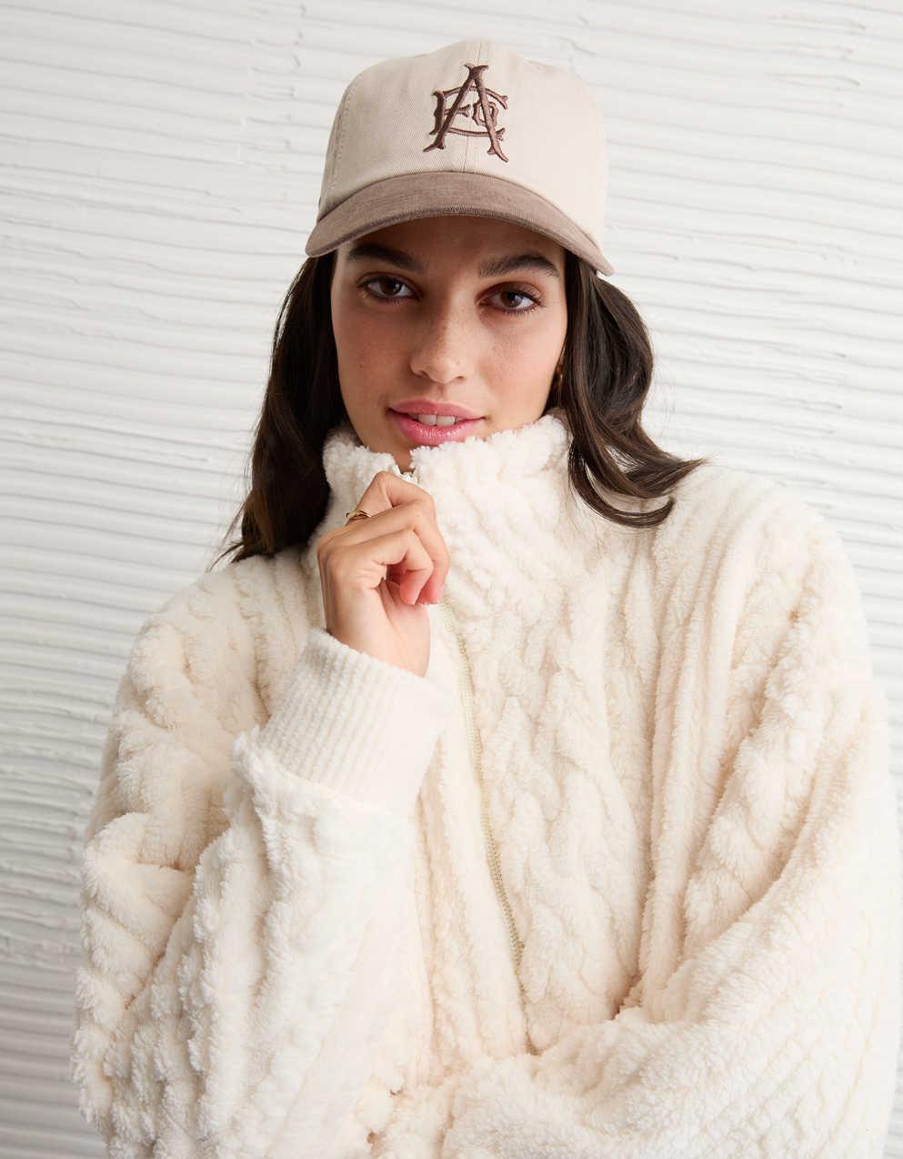 AE Cable Sherpa Full-Zip Sweatshirt