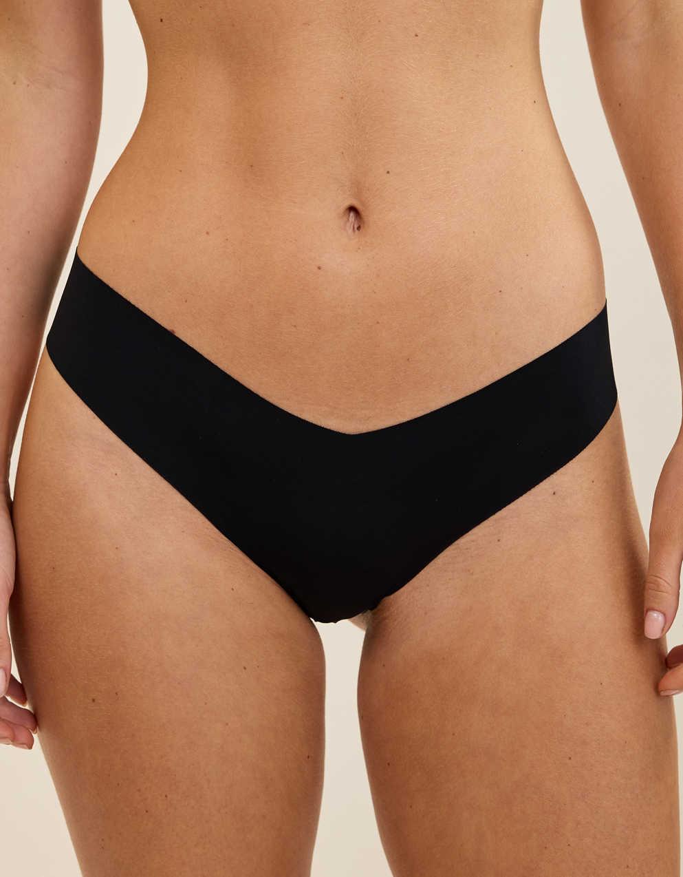 SMOOTHEZ No Show Thong Underwear