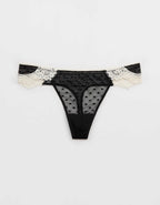 Show Off Sheer Happiness Lace Thong Underwear