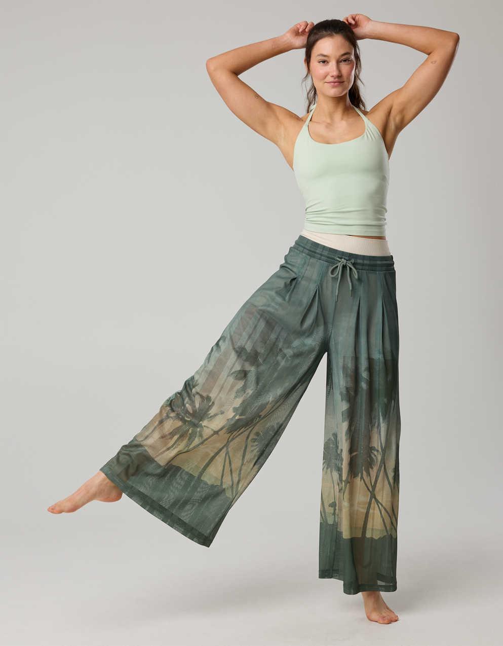 OFFLINE By Aerie Mesh Super Wide Leg Pant