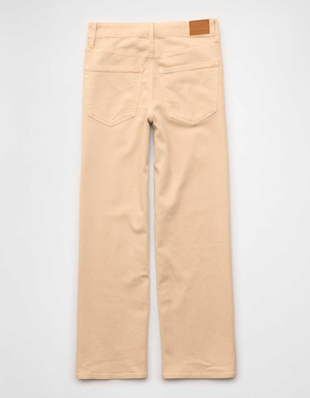 AE Stretch Super High-Waisted Wide-Leg Pant