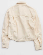Aerie Cropped Buttondown Shirt