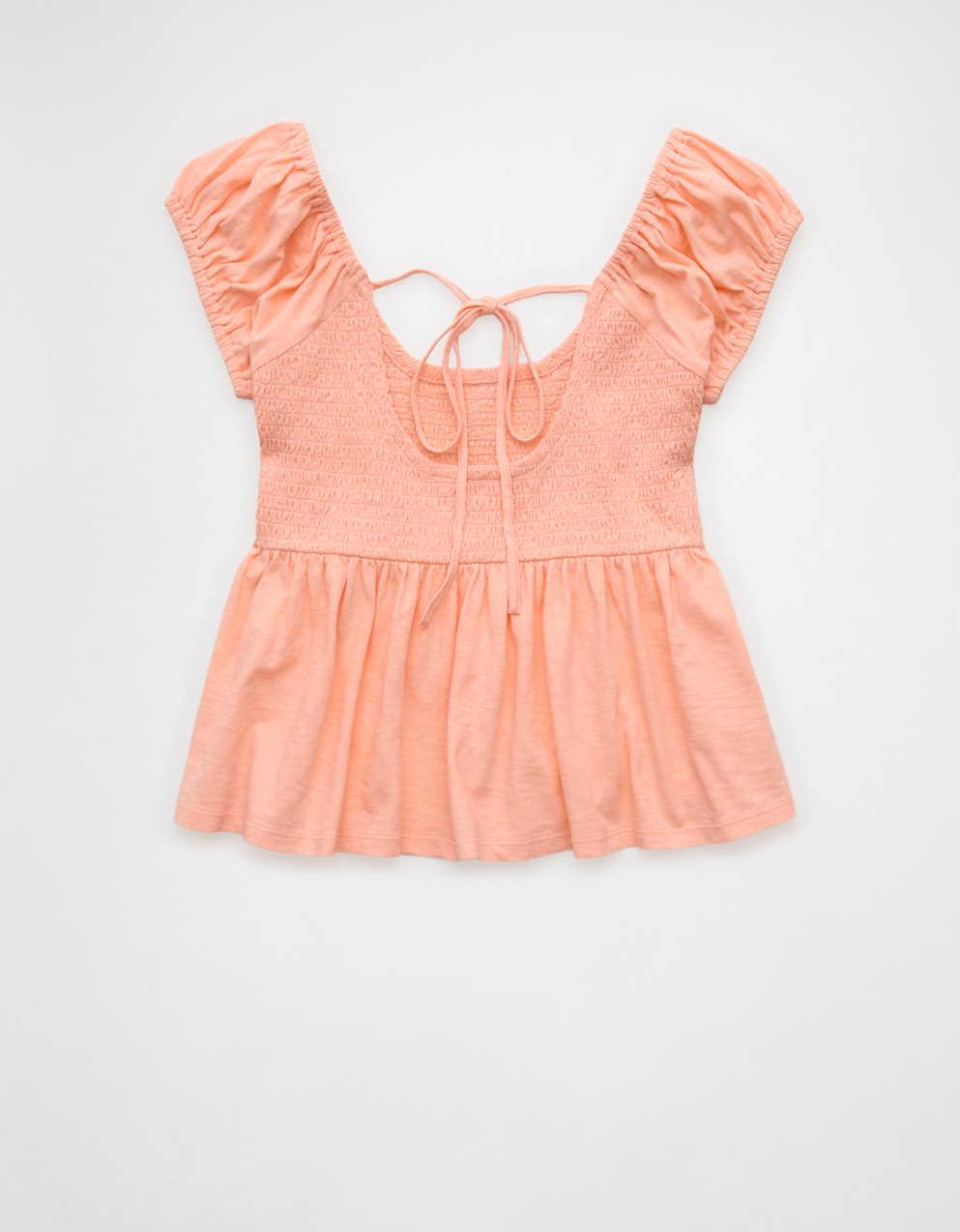 AE Sunchaser Babydoll Ruffle Tee