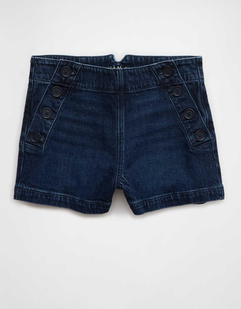 AE Stretch Denim Mom Short