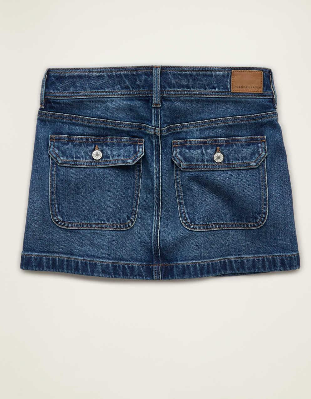 AE Low-Rise A-Line Mini Skirt