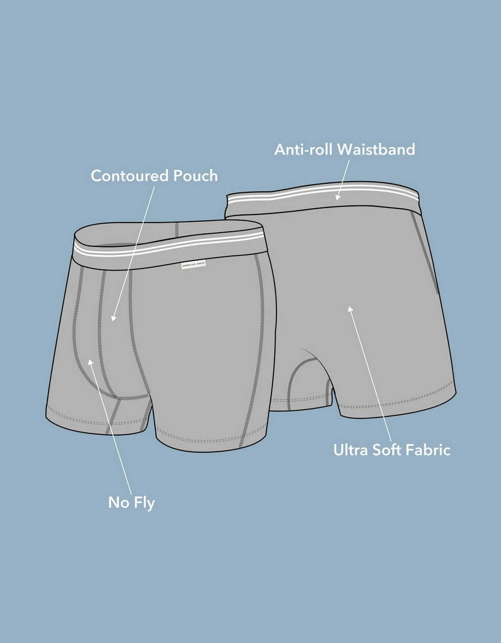 AEO Men's Food 4.5" Ultra Soft Boxer Brief