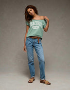 AE Off The Shoulder Graphic T-Shirt