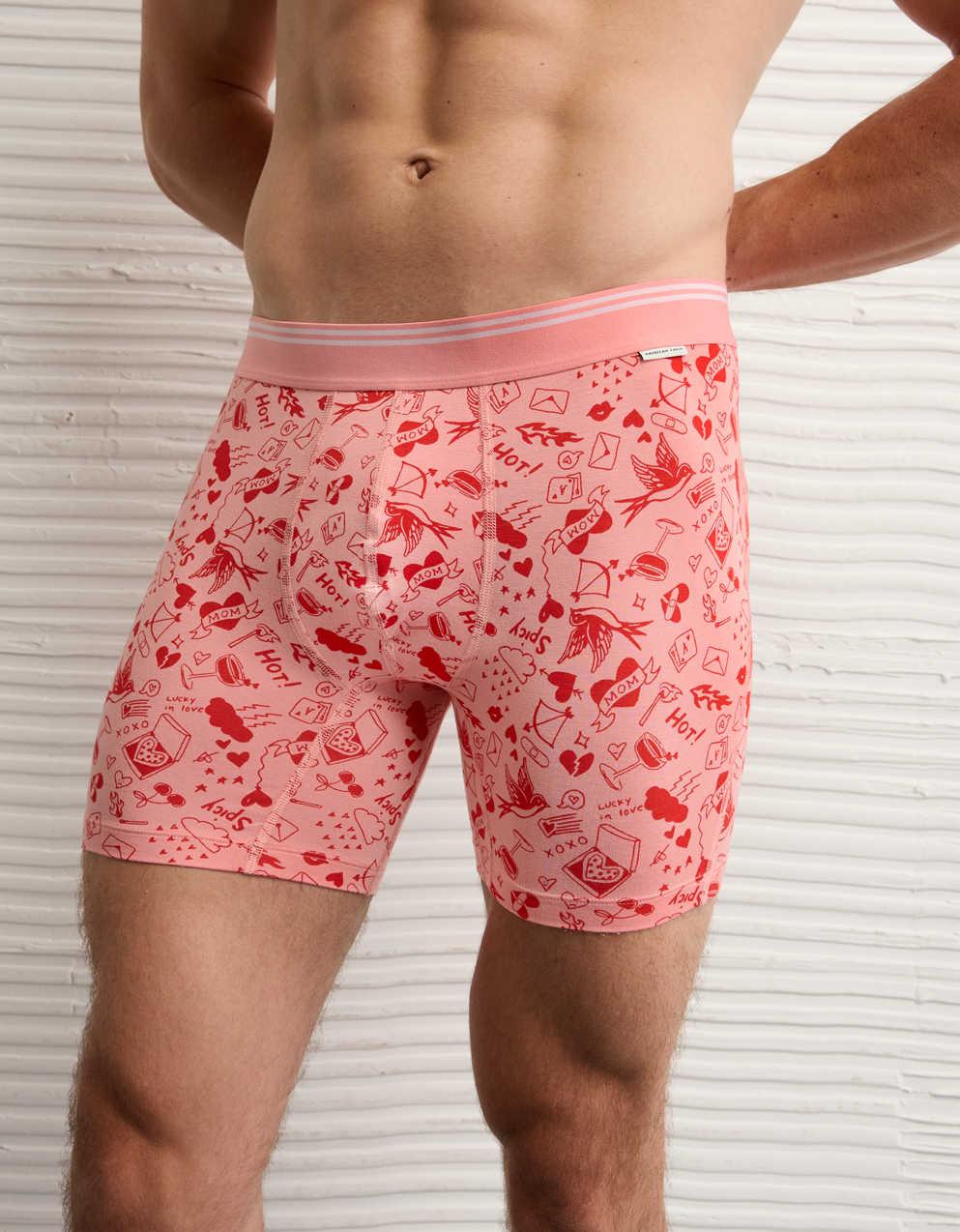AEO Men's Valentine's Day 6" Ultra Soft Boxer Brief