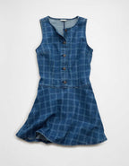 AE Plaid Denim Mini Dress