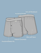 AEO Men's Valentine's Day Ultra Soft Pocket Boxer Short
