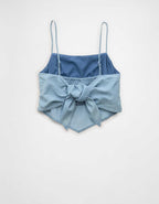 AE Denim Bandana Top