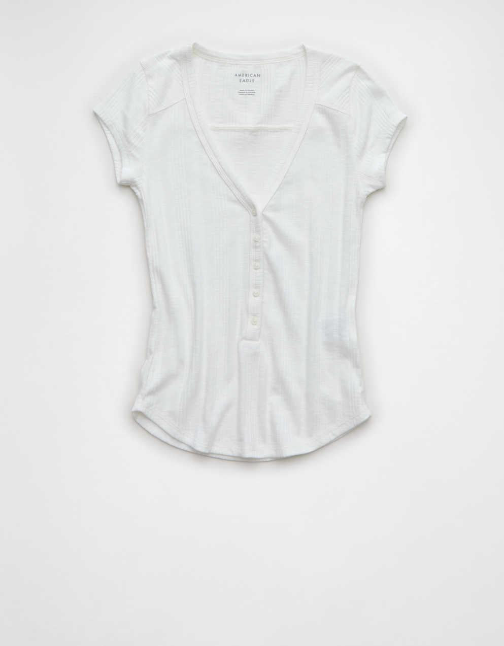 AE V-Neck Henley T-Shirt
