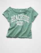 AE Off The Shoulder Graphic T-Shirt