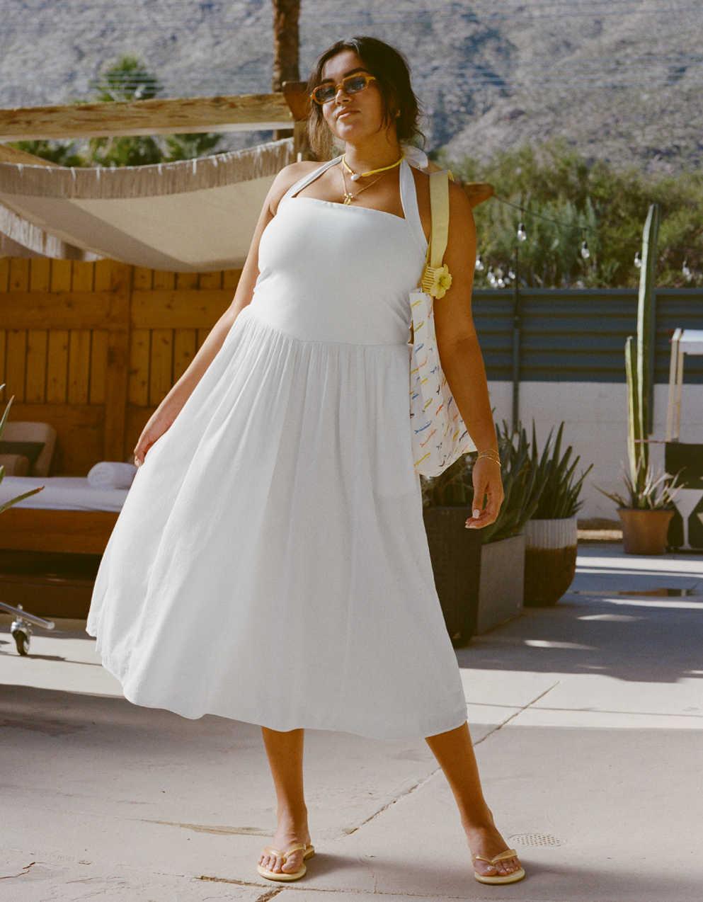 Aerie At The Barre Halter Dress