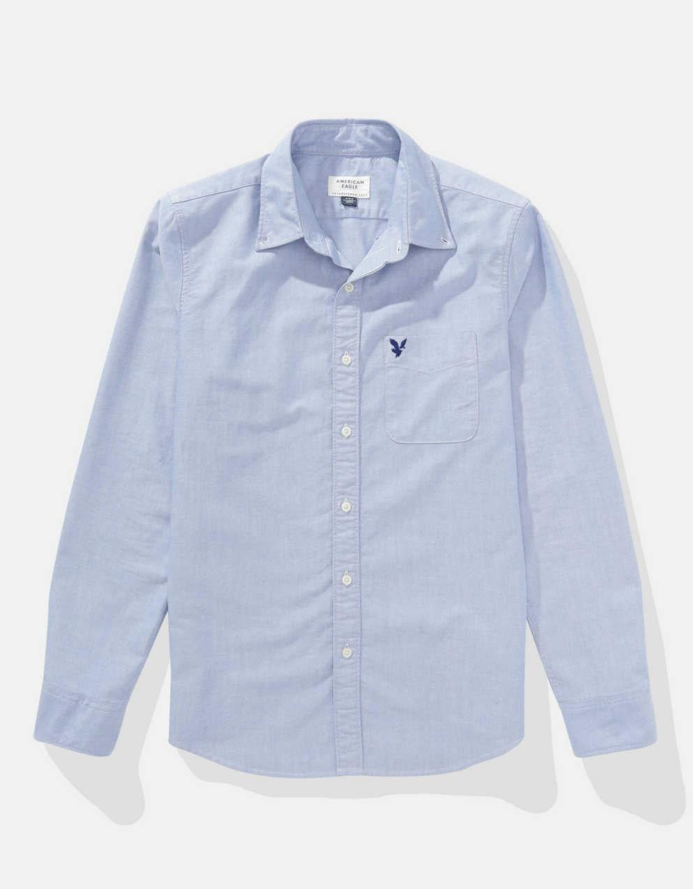 AE Everyday Slim Oxford Button-Up Shirt