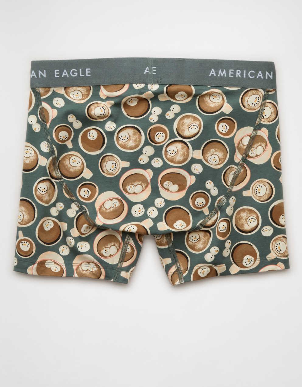 AEO Men's Cocoa 4.5" Classic Boxer Brief