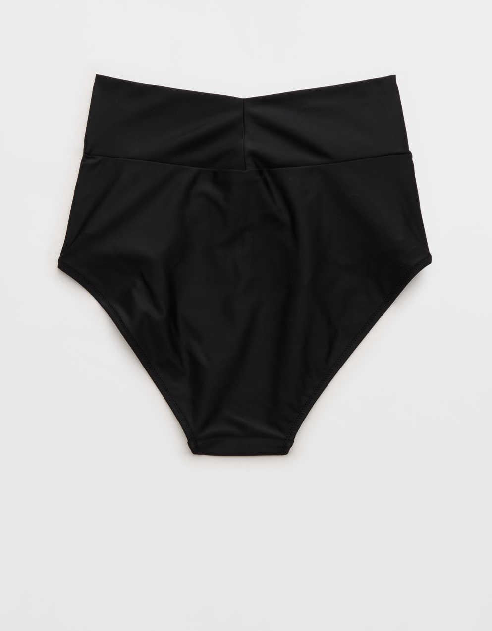 Aerie Ruched High Waisted Full Coverage Bikini Bottom