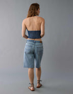 AE Denim Halter Vest