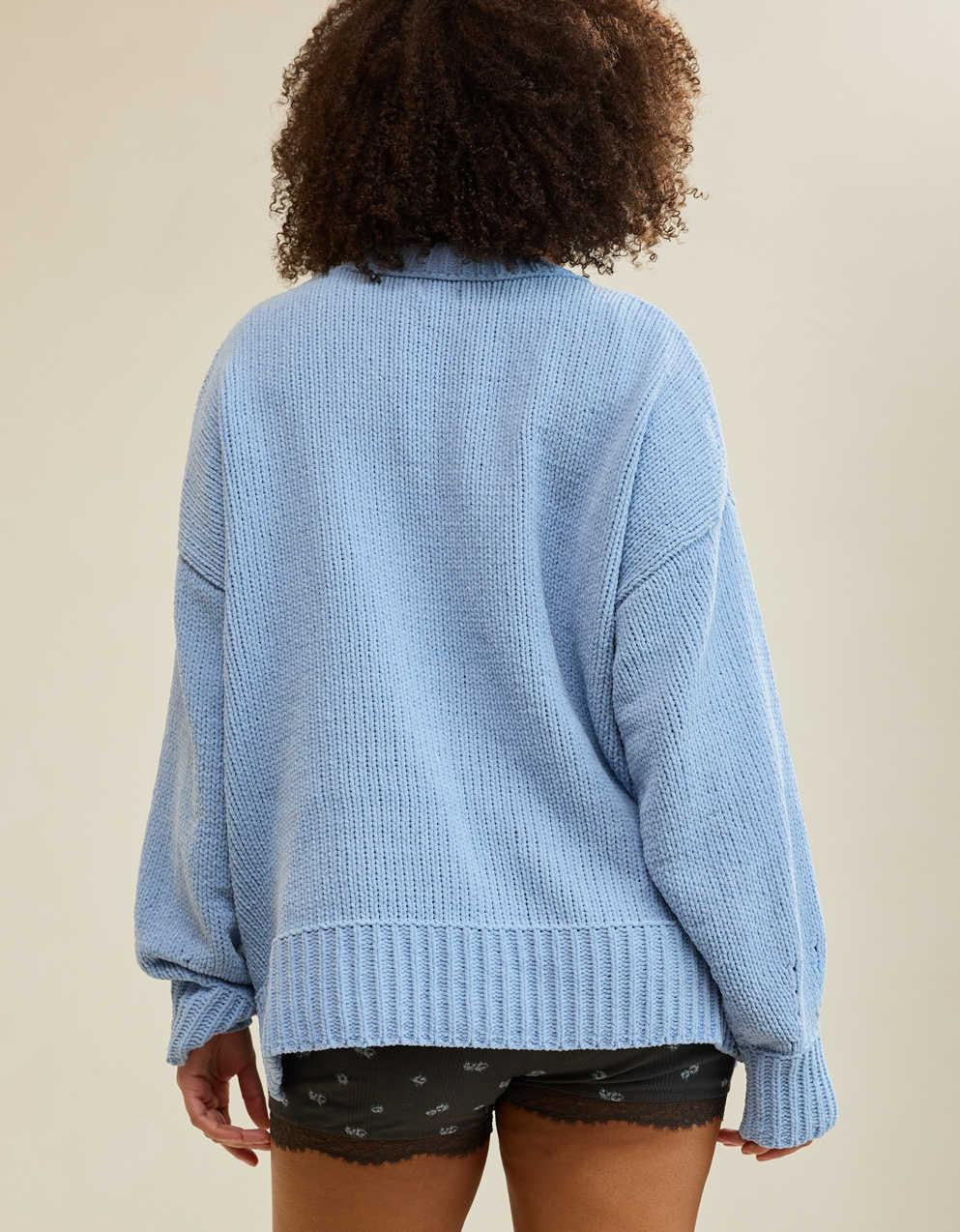 Aerie Like Candy Crew Sweater