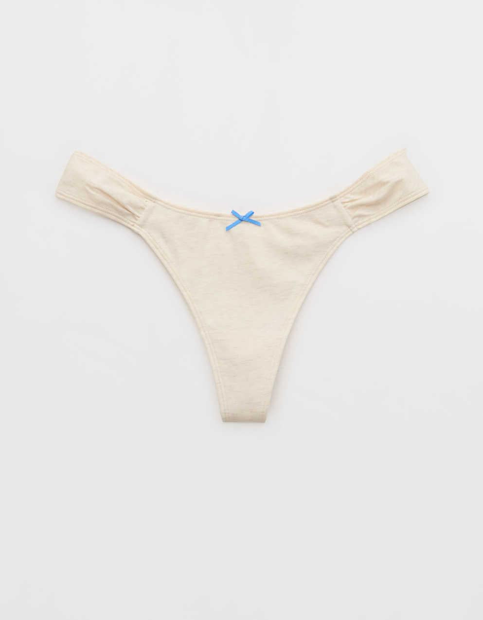 Superchill Cotton Ruched Thong Underwear