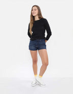 AE Long-Sleeve Waffle Plush Crew Neck Tee