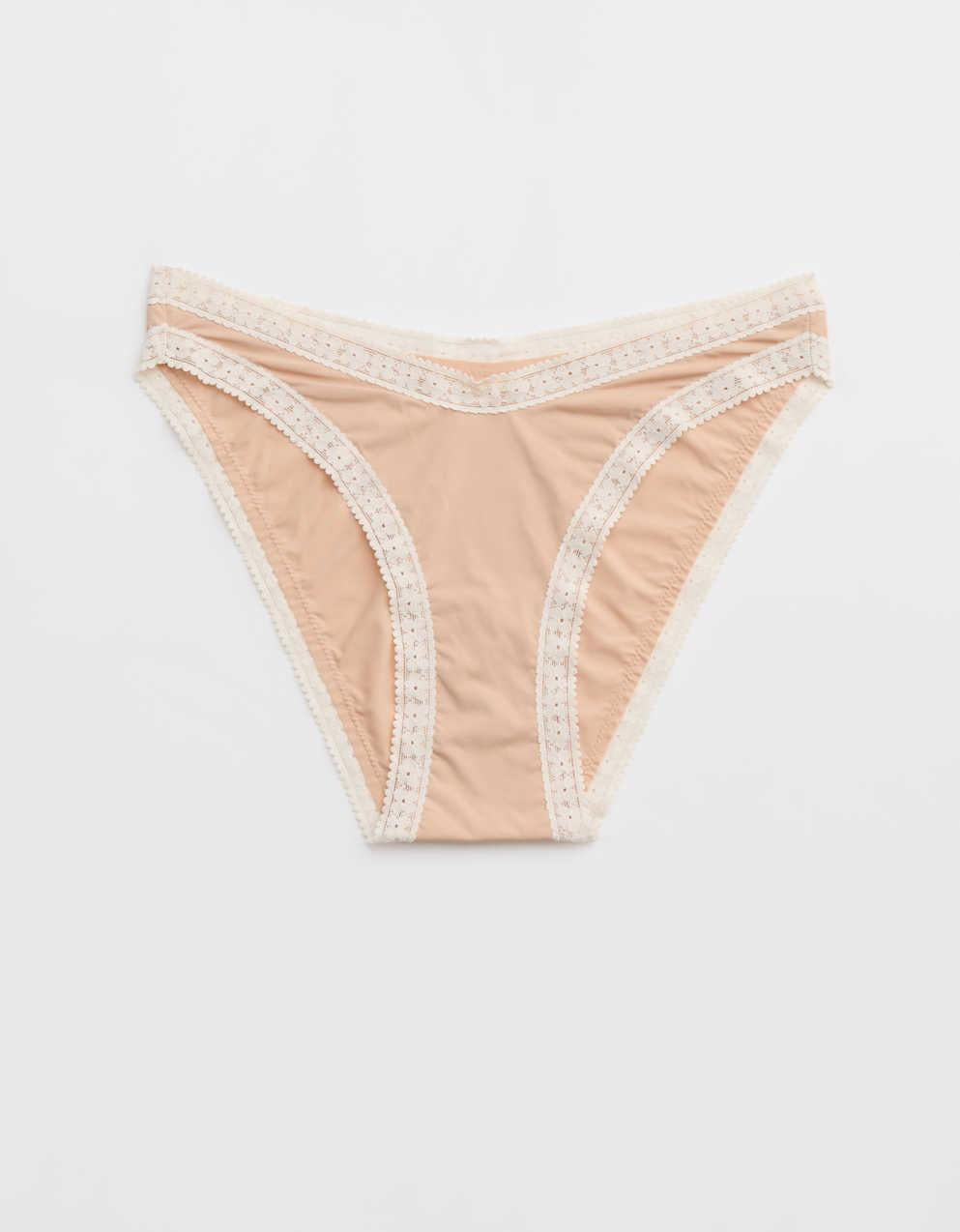 SMOOTHEZ Microfiber Lace Bikini Underwear