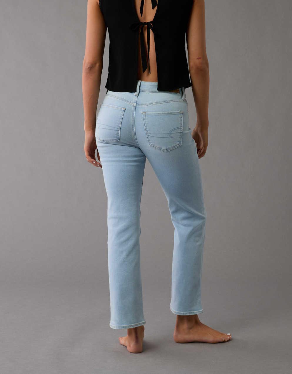 AE High-Waisted Kick Bootcut Crop Jean