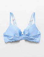 Show Off Rosey Lace Demi Push Up Bra