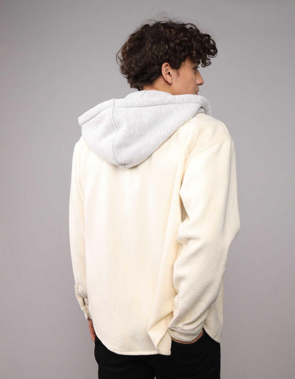 AE Hooded Flannel Shirt