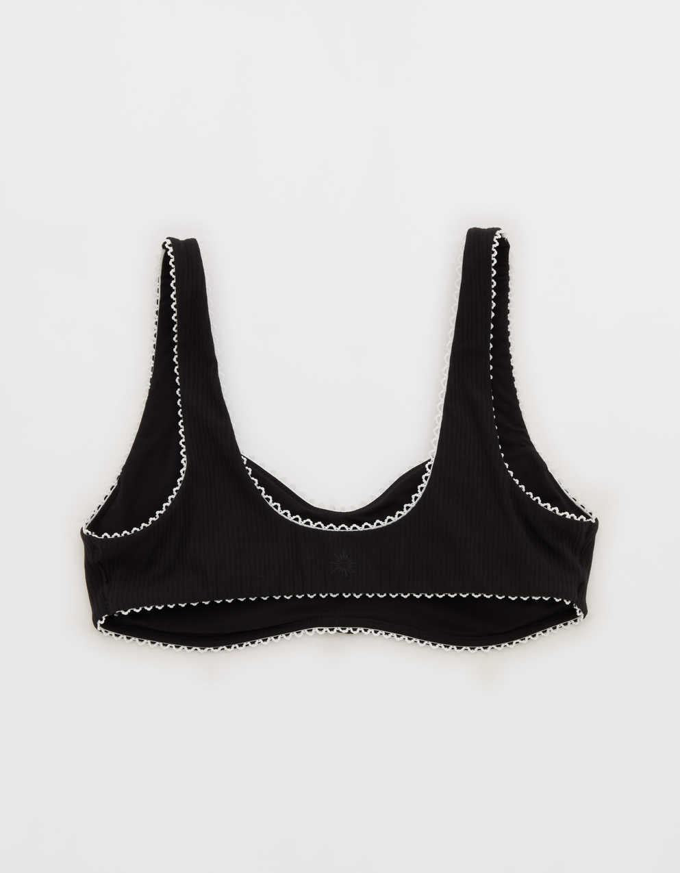 OFFLINE By Aerie Real Me XTRA Rib Picot Sports Bra