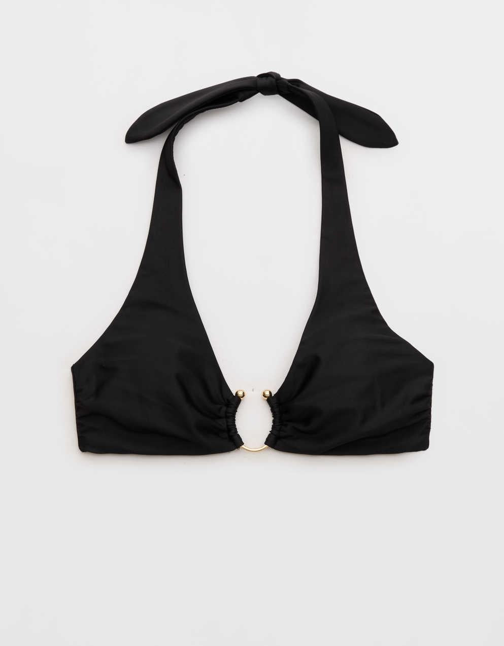 Aerie Horseshoe Ring Halter Voop Bikini Top