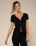 Aerie Real Soft® Ribbed Short Sleeve Cardigan