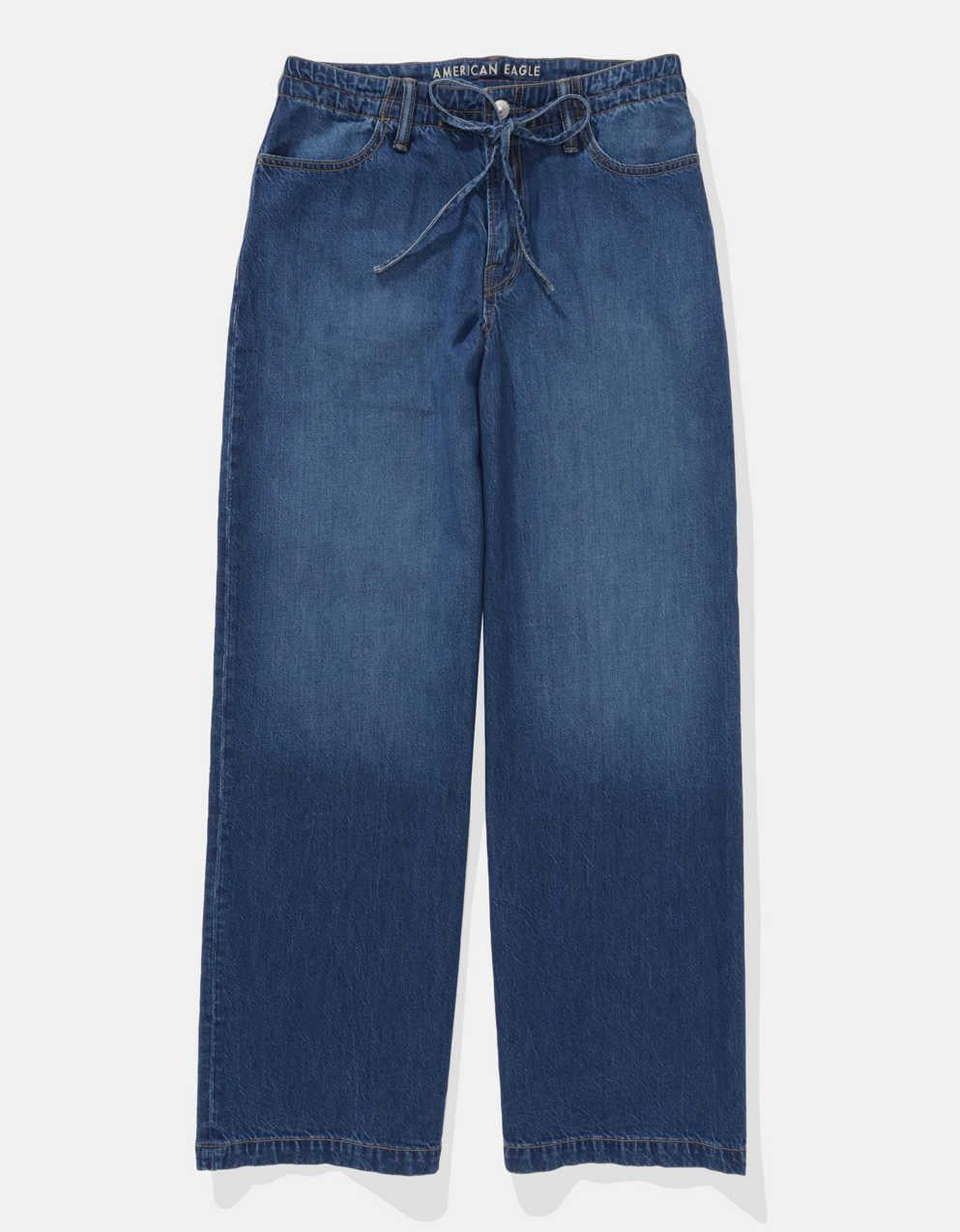 AE Strigid Low-Rise Baggy Ultra-Wide Leg Jean