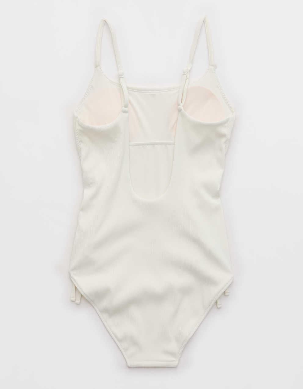 Aerie Ribbed Scoop One Piece Swimsuit