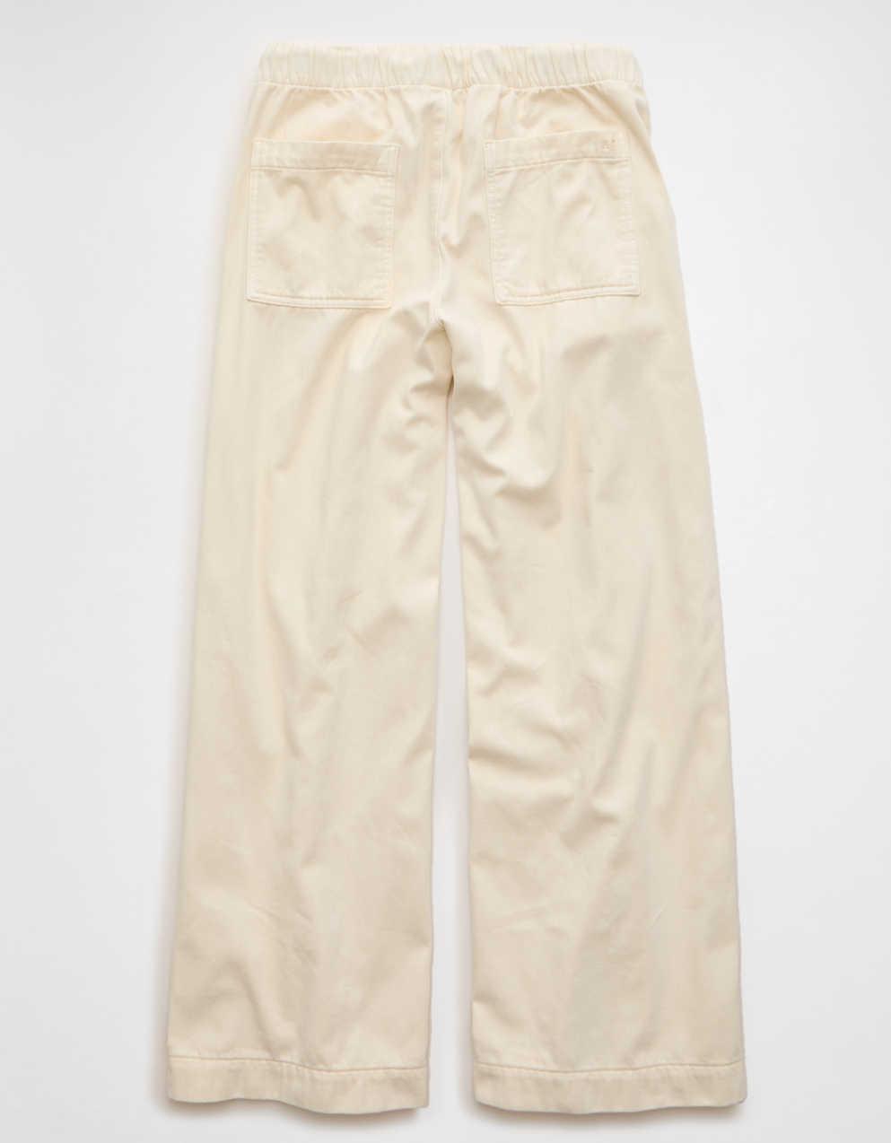 AE Cozy Dreamy Drape Low-Rise Ultra Wide-Leg Jean