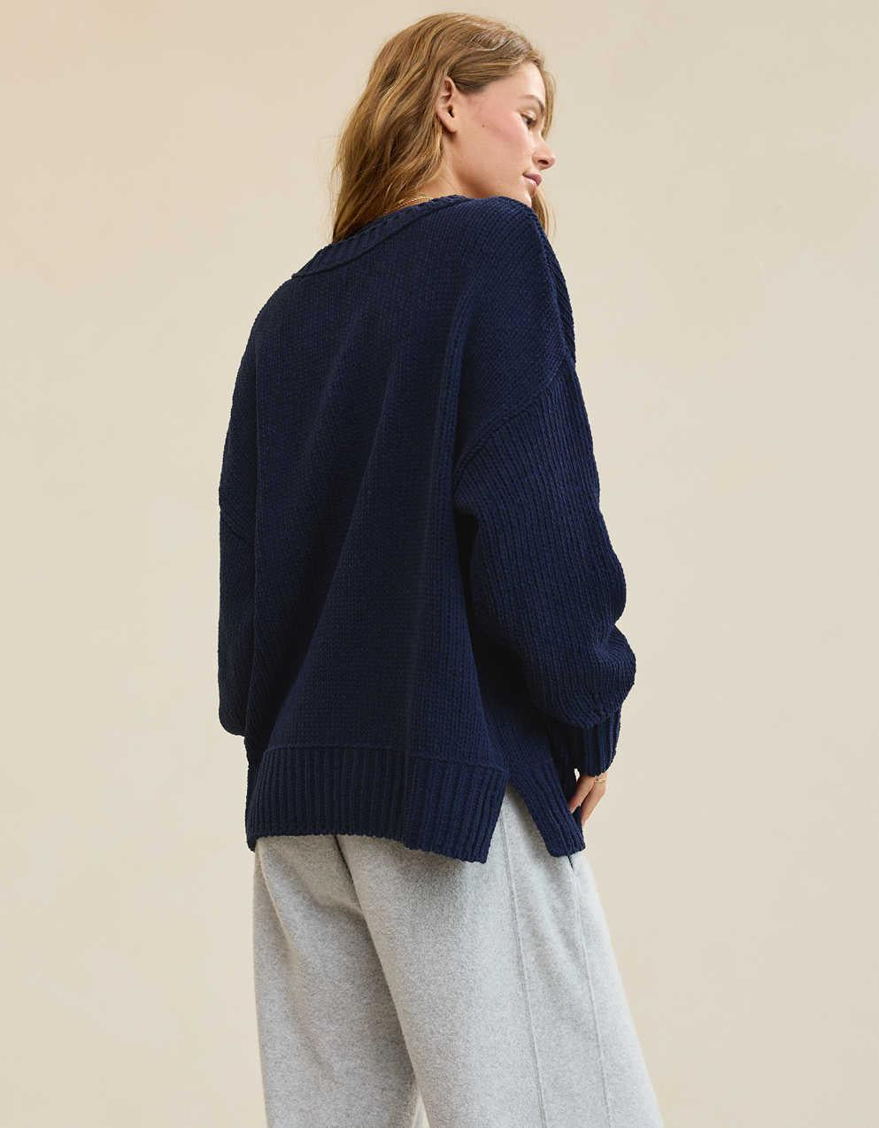 Aerie Like Candy Crew Sweater