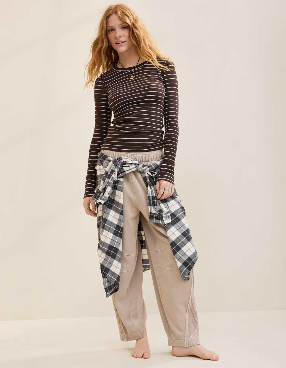 Aerie Essential Crew Layering T-Shirt