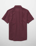AE Short-Sleeve Slim Fit Button-Up Shirt