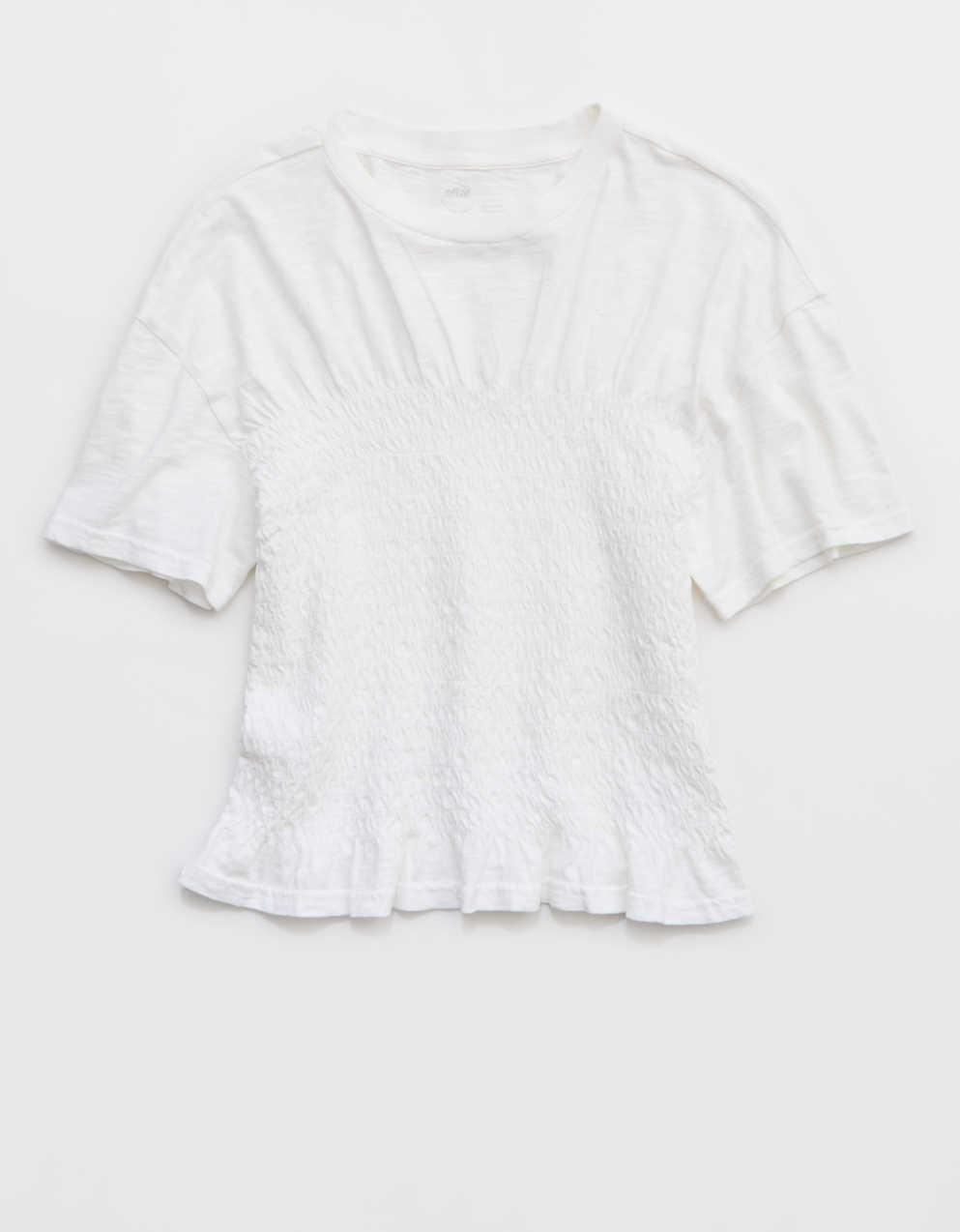 Aerie Smocked T-Shirt