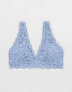 Show Off Chenille Lace Padded Plunge Bralette