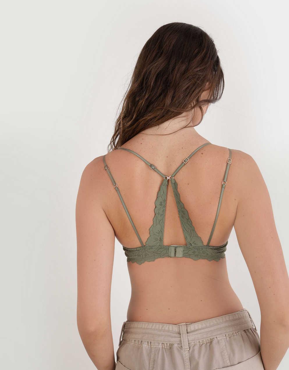 Show Off Rosey Lace Demi Push Up Bra