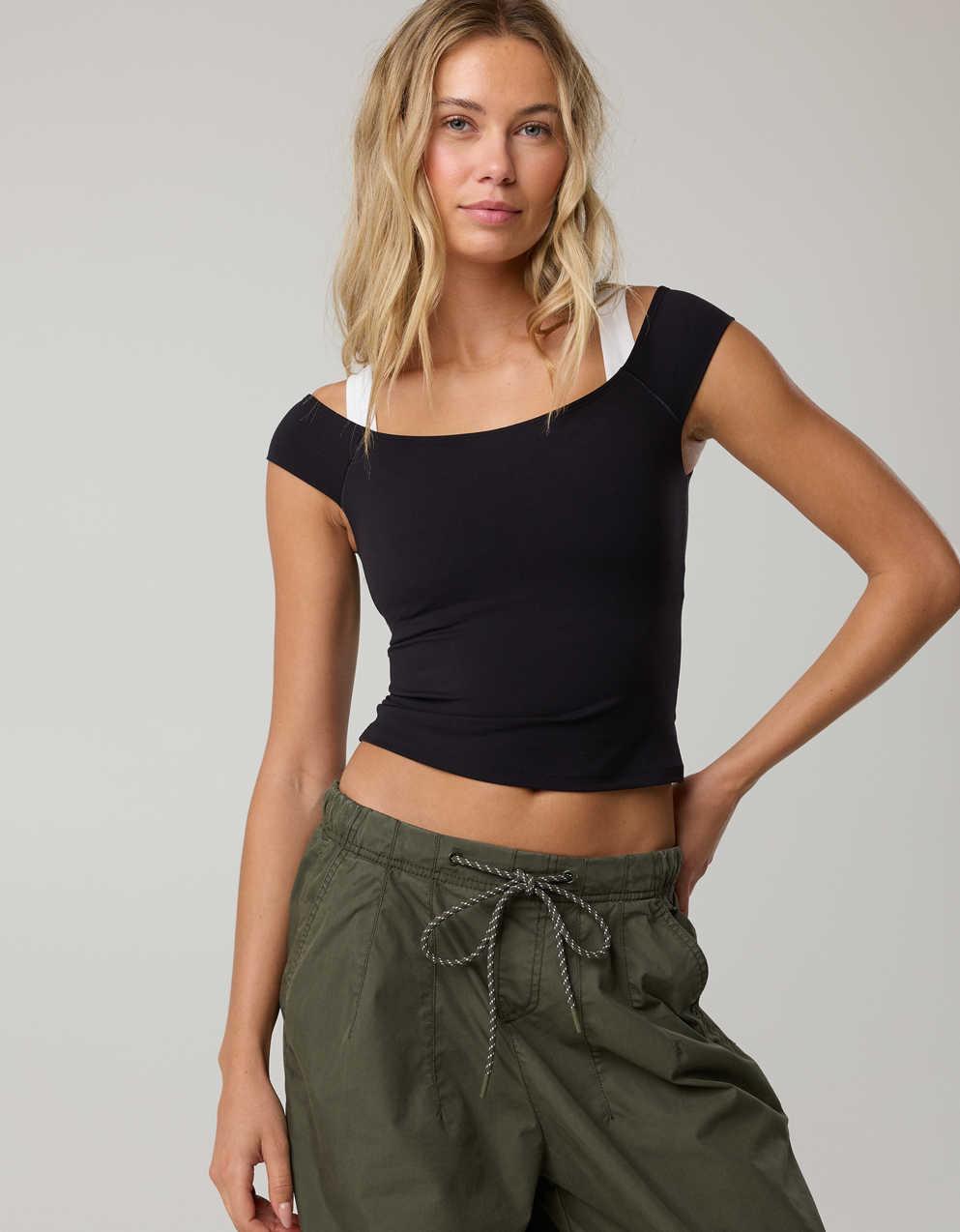 OFFLINE By Aerie Real Me XTRA Off The Shoulder T-Shirt