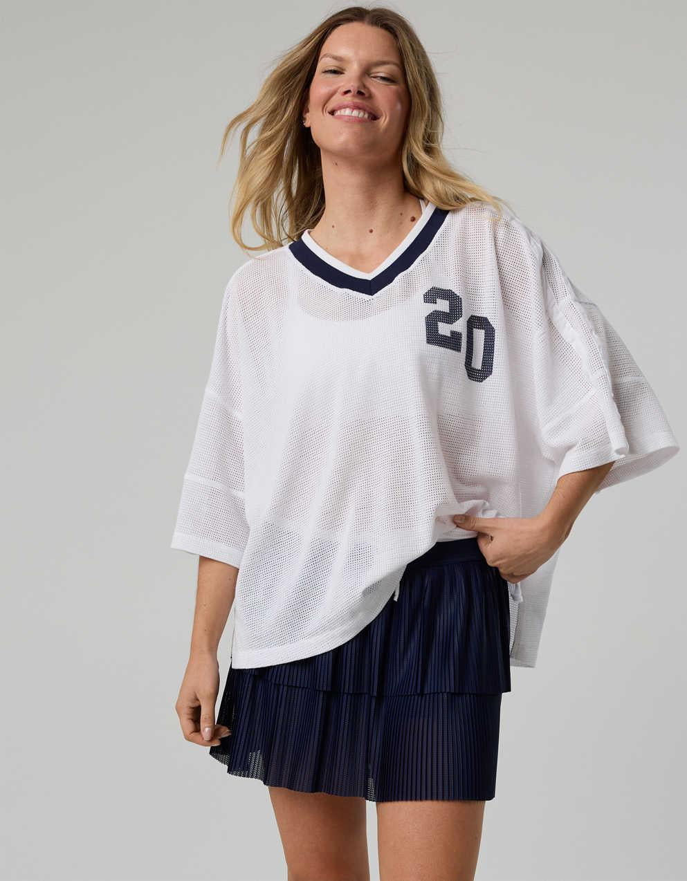 OFFLINE By Aerie Mesh Jersey Short Sleeve T-Shirt