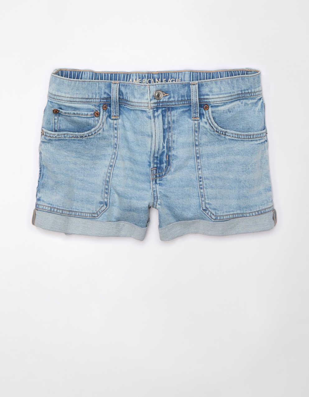 AE Dreamy Drape Stretch Denim Easy Shortie