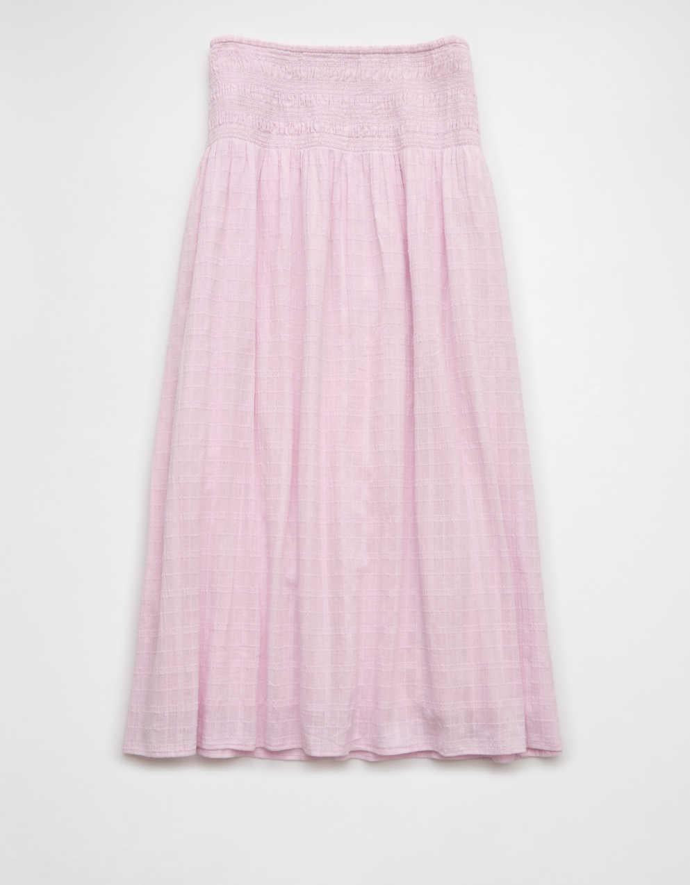 AE High-Waisted Smocked Maxi Skirt