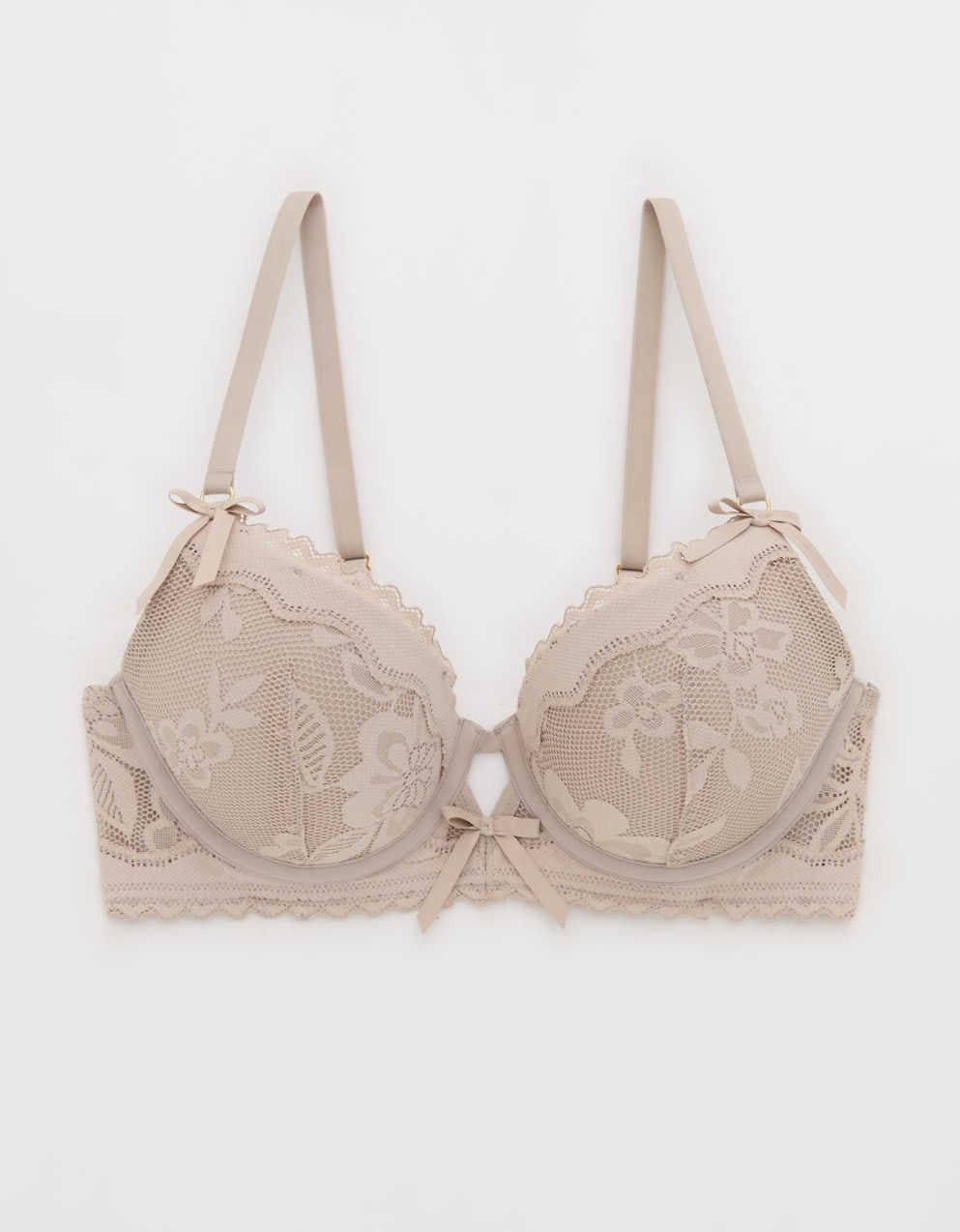 Show Off Feeling Femme Lace Plunge Push Up Bra
